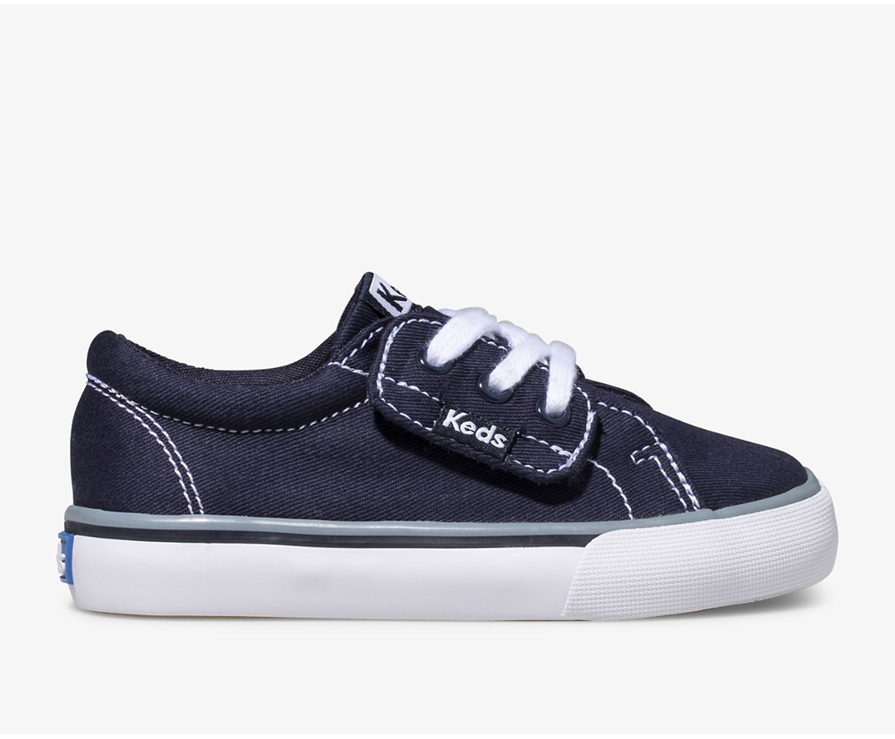 Keds Kids Sneakers Navy - Jump Kick Jr. Canvas - 826IMHPYF